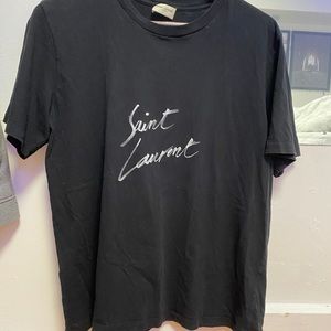 Saint Laurent Signature Logo Shirt